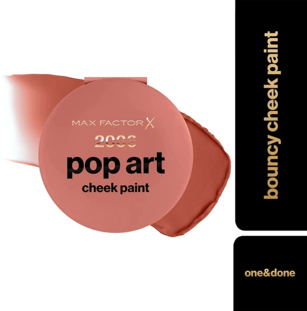 „Max Factor 2000 Calorie Pop Art Cheek Paint Blush“ skaistalai, atspalvis: 40 „One & Done“, 5 g