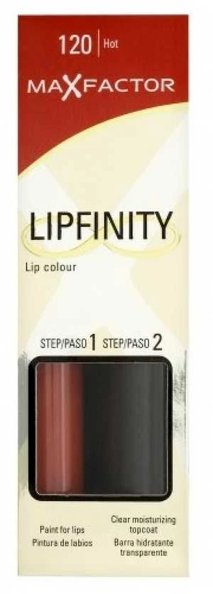 "Max Factor Lipfinity" lūpų dažai 120 Hot