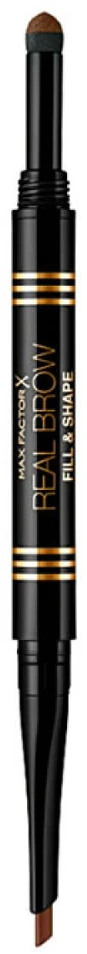 "Max Factor Real Brow Fill - Shape 03 Medium Brown antakių pieštukas ir pudra