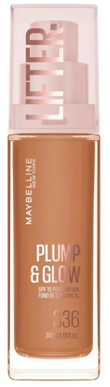 „Maybelline Lifter Plump y Glow“ makiažo pagrindas 336, 30 ml