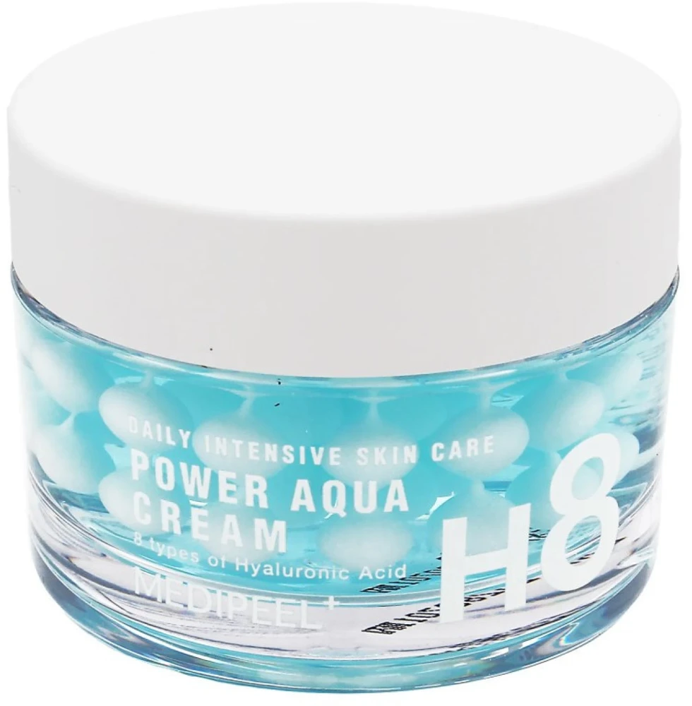 MEDIPEEL+ Power Aqua Cream Kapsulinis veido kremas su peptidais, 50 ml