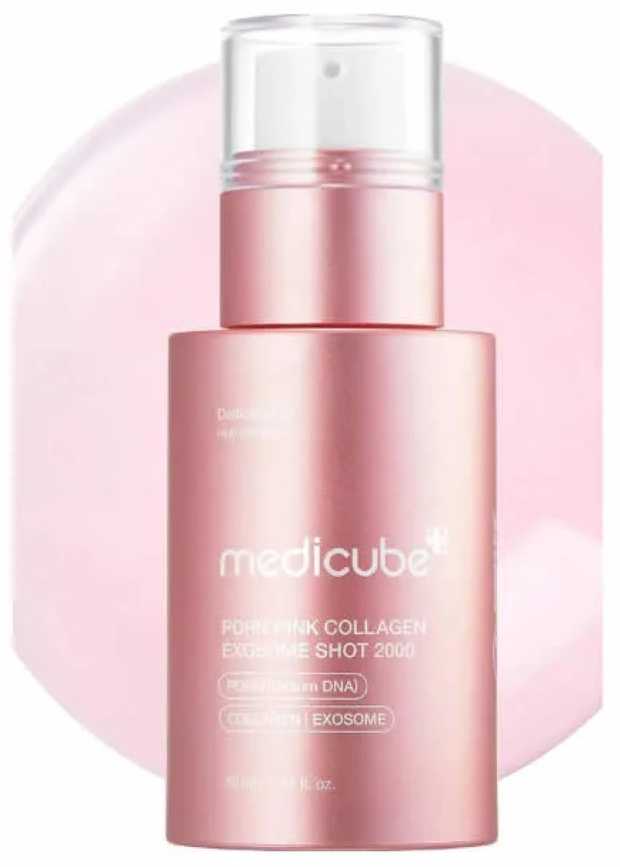 Medicube PDRN Rožinė Collagen Exosome Shot 2000 veido serumas, 30 ml