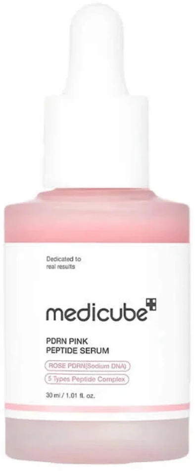 Medicube PDRN Pink Peptide Serum Veido serumas su kolagenu ir peptidais, 30 ml