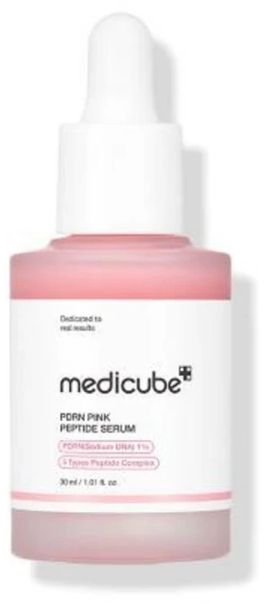 Medicube PDRN Pink Peptide Serum Veido serumas su kolagenu ir peptidais, 30 ml