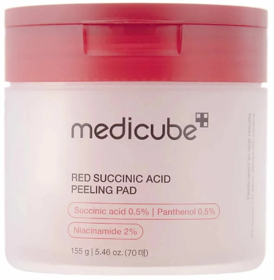 Medicube Raudona Succinic Acid Peeling Pad 70 Ud 155g