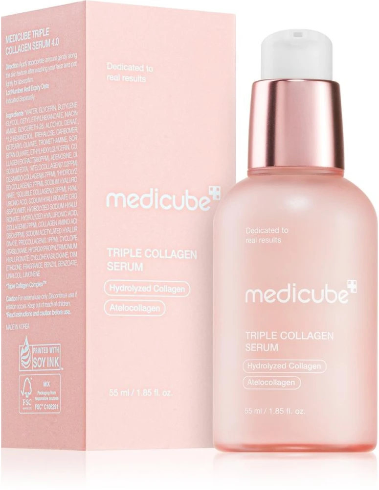 Medicube Triple Collagen Serum stangrinamasis serumas su kolagenu, 55 ml