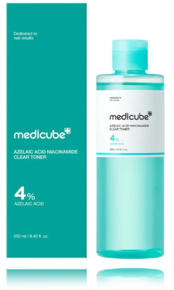 Medicube Zero Pore Valomasis Šviesinamasis Tonikas Su Azelaino Rūgštimi, 250 ml