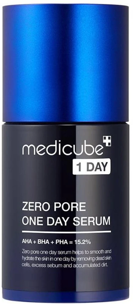 Medicube Zero Pore One-day Serumas Išsiplėtusioms Poroms su Rūgštimis, 30 ml