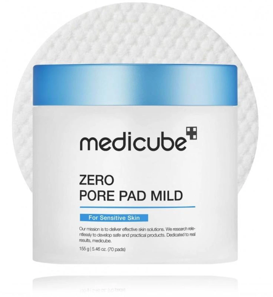 Medicube Zero Pore Pad Mild Šveičiamieji Veido Padeliai 2.0, 70 vnt. / 155 g.