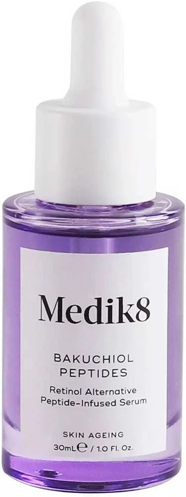 Medik8 Senėjimą stabdantis serumas Bakuchiol Peptides (retinolio alternatyviais peptidais praturtintas serumas), 30 ml