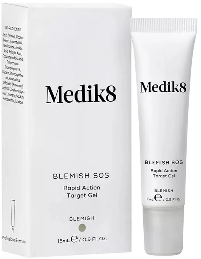 Medik8 Blemish SOS Rapid Action Target Gel veido gelis, 15 ml