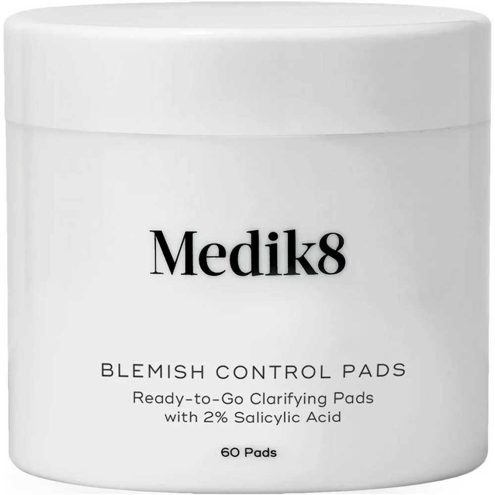 Medik8 Blemish Control Pads valomieji padeliai probleminei veido odai, 60 vnt.