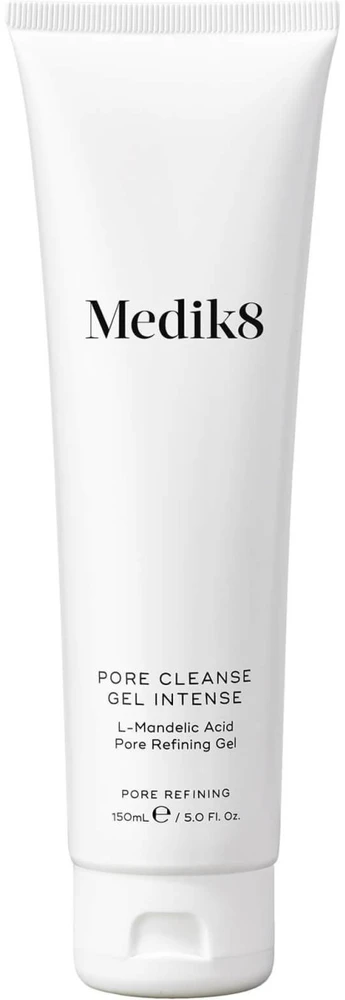 Medik8 Intense Pore Cleanse Gel poras valantis gelinis veido prausiklis, 150 ml
