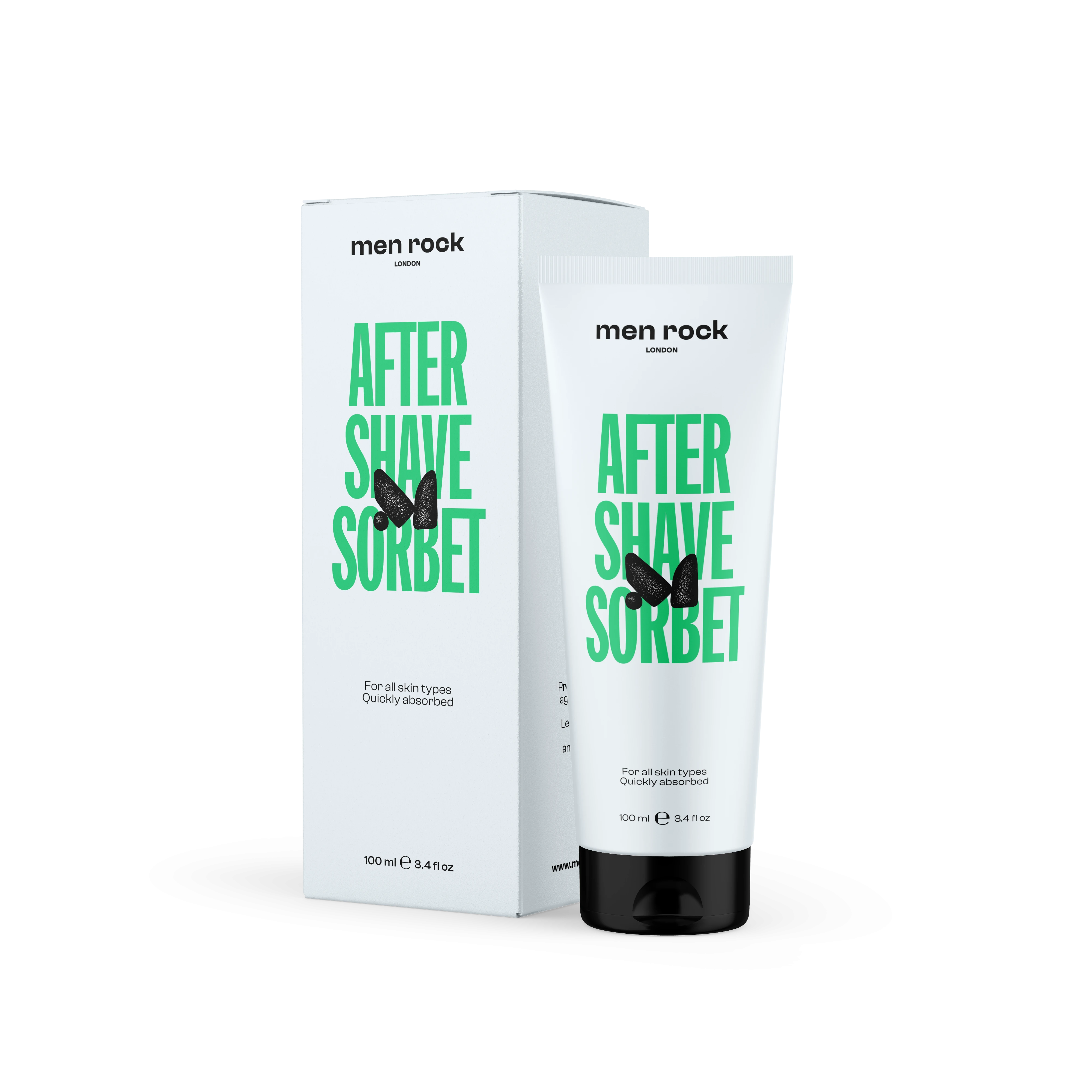Men Rock After Shave Sorbet Kremas-šerbetas po skutimosi, 100 ml