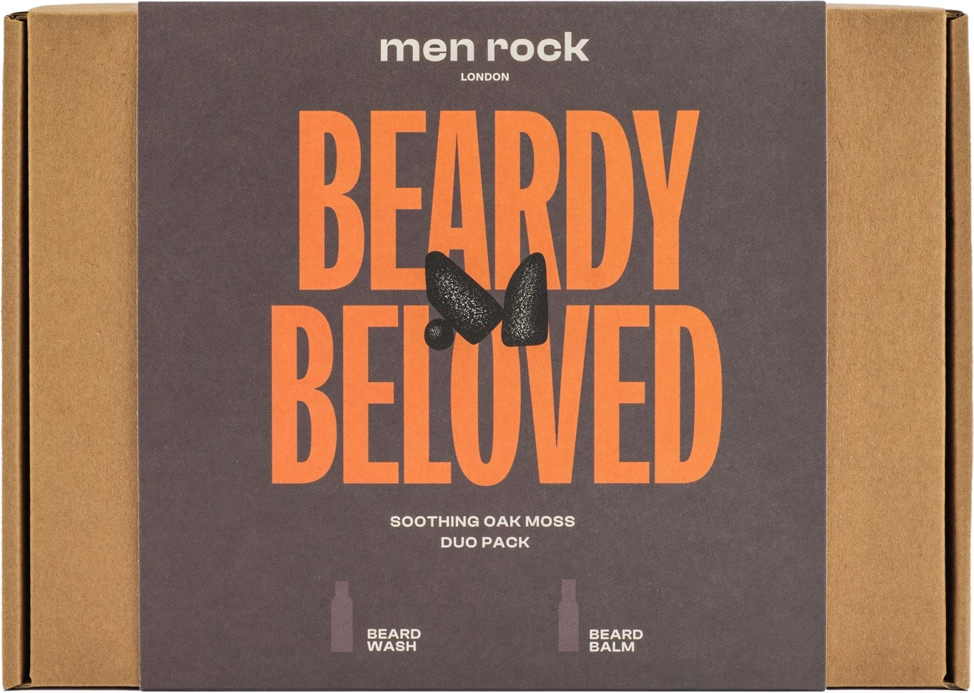 Men Rock Duo Soothing Oak Moss Beard Kit Barzdos priežiūros rinkinys, 1 vnt.
