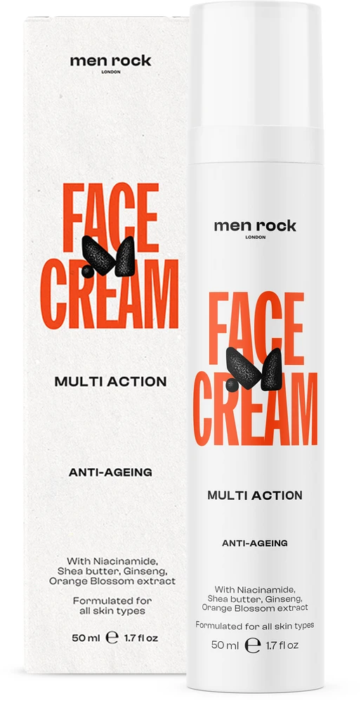 Men Rock Face Kreminis Multi Action Daugiafunkcis veido kremas vyrams, 50 ml