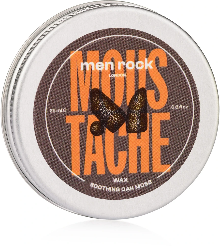 Men Rock Oak Moss Moustache Wax Ūsų vaškas, 25 ml
