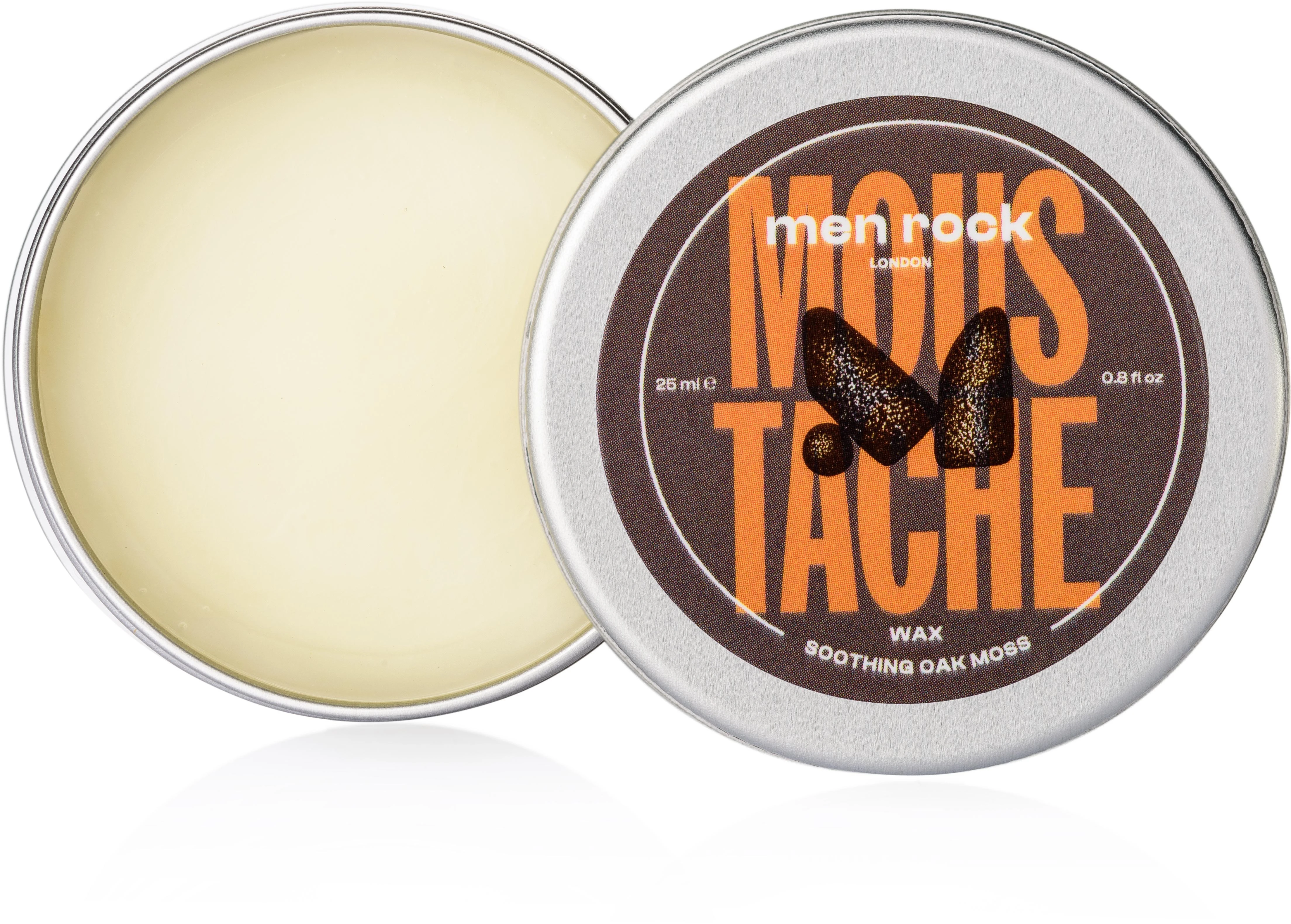 Men Rock Oak Moss Moustache Wax Ūsų vaškas, 25 ml
