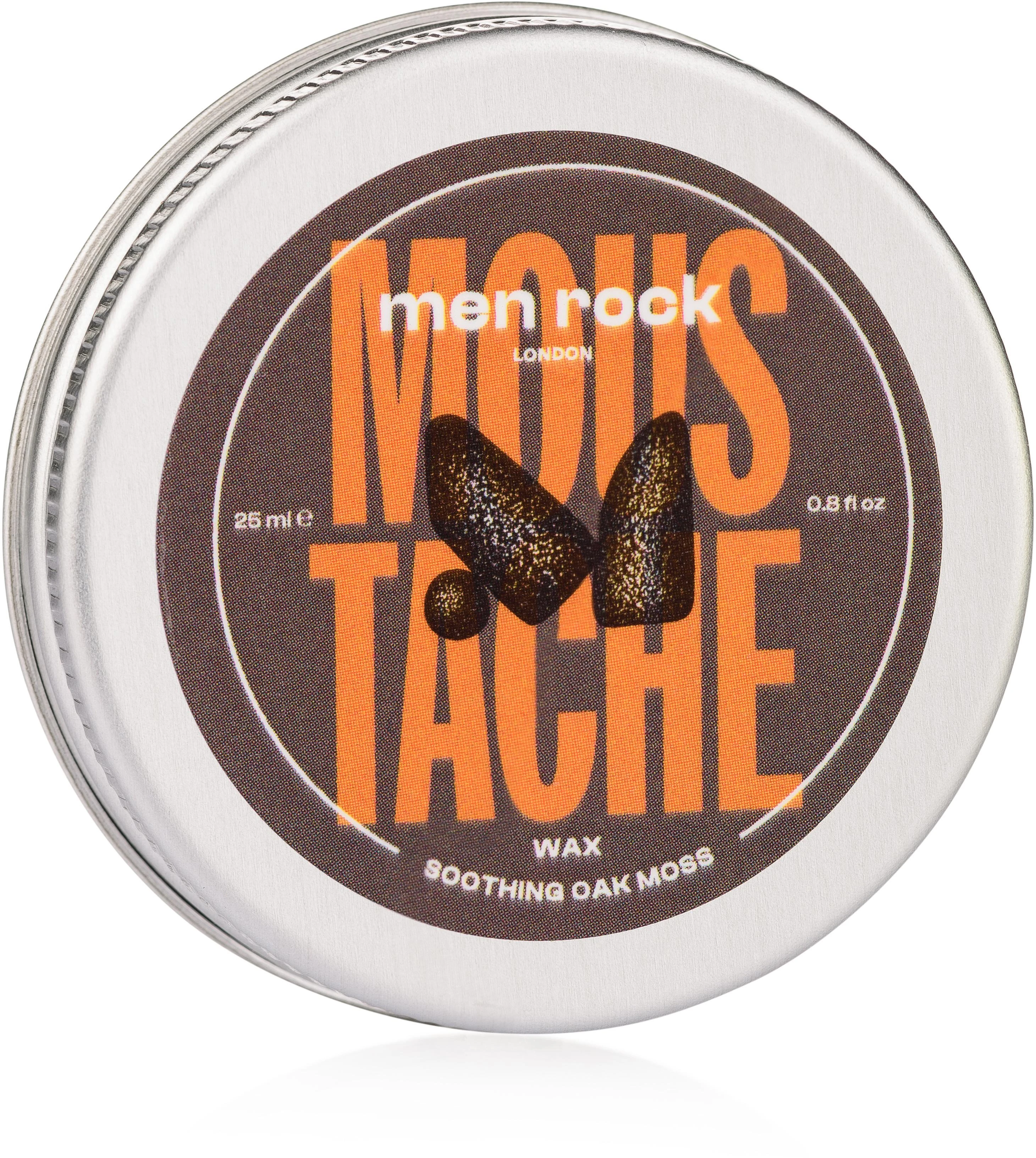 Men Rock Oak Moss Moustache Wax Ūsų vaškas, 25 ml