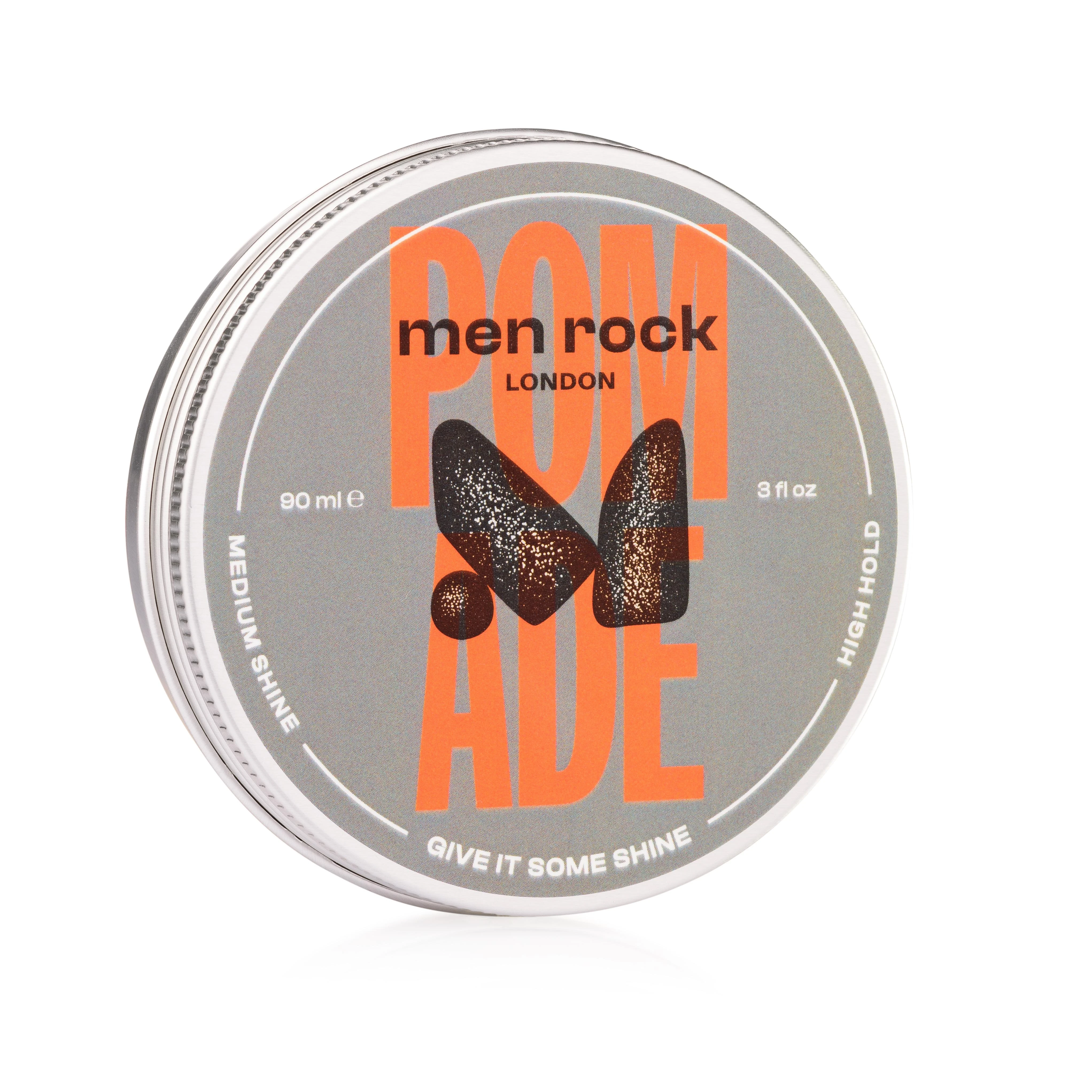 Men Rock Pomade Stiprios fiksacijos, vidutinio žvilgesio plaukų pomada, 30 ml
