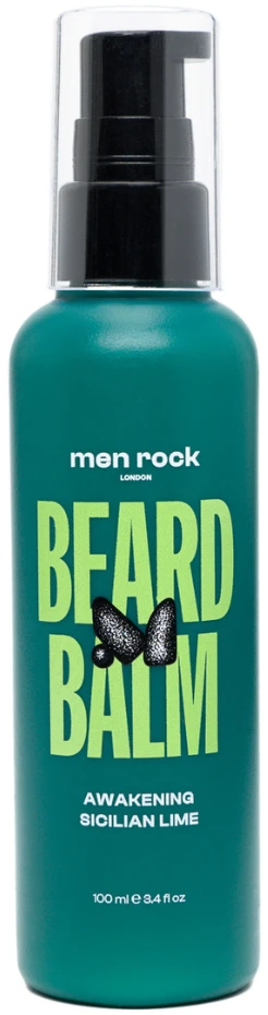 Men Rock Sicilian Lime and Coffeine Beard Balm Pabudinantis barzdos balzamas su sicilijos laimais ir kofeinu, 100 ml