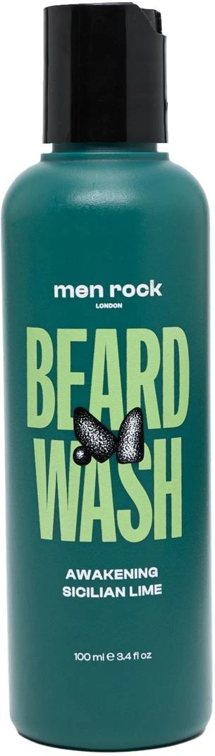 Men Rock Sicilian Lime Awakening Beard Wash Barzdos šampūnas, 100 ml