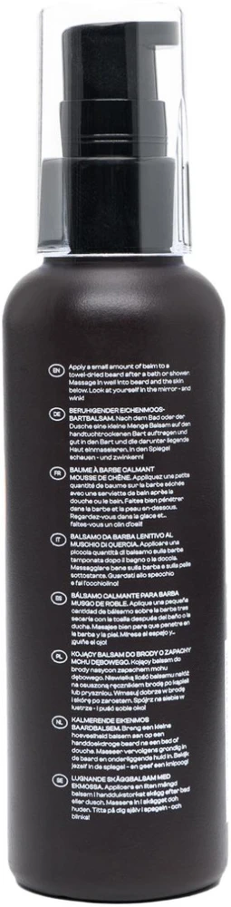 Men Rock Soothing Oak Moss Beard Balm Raminantis barzdos balzamas, 100 ml