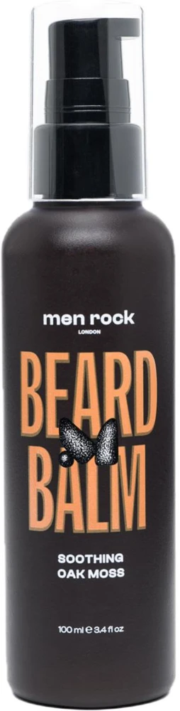 Men Rock Soothing Oak Moss Beard Balm Raminantis barzdos balzamas, 100 ml