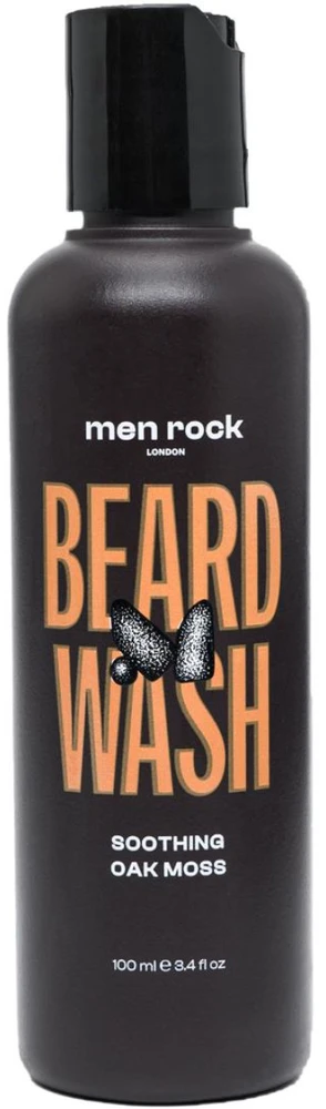 Men Rock Soothing Oak Moss Beard Wash Raminantis barzdos šampūnas, 100 ml
