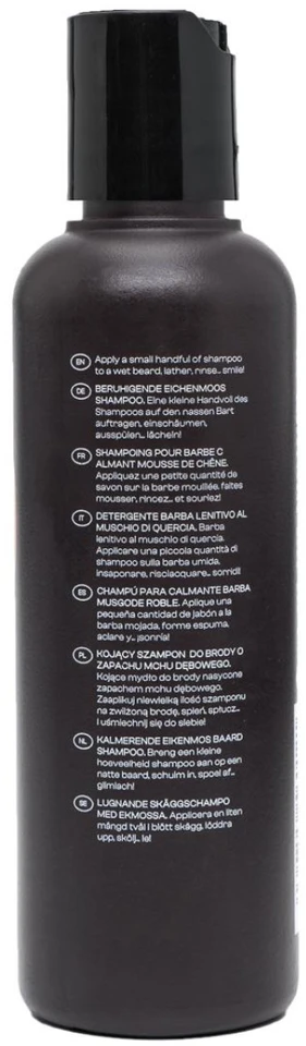 Men Rock Soothing Oak Moss Beard Wash Raminantis barzdos šampūnas, 100 ml