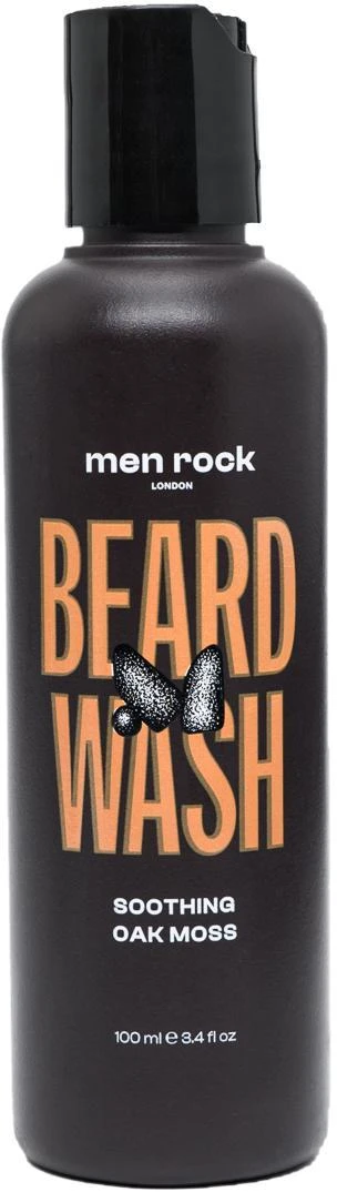 Men Rock Soothing Oak Moss Beard Wash Raminantis barzdos šampūnas, 100 ml