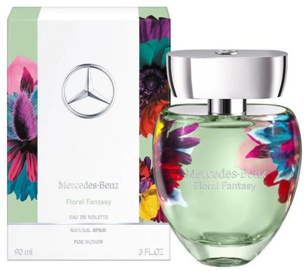 MERCEDES-BENZ FLORAL FANTASY tualetinis moterų vanduo, 90 ml