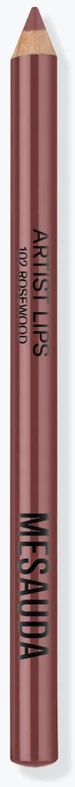 Mesauda Artist Lips Lip Pieštukas drėkinamasis lūpų pieštukas, atspalvis: 102 Rosewood 1,14 g