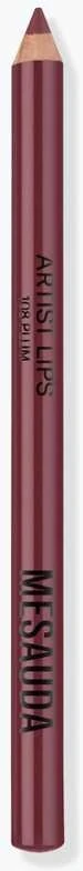 Mesauda Artist Lips Lip Pieštukas drėkinamasis lūpų pieštukas, atspalvis: 108 Plum, 1,14 g