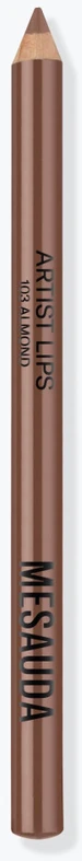Mesauda Artist Lips Lip Pieštukas drėkinamasis lūpų pieštukas, atspalvis: 103 Almond, 1,14 g