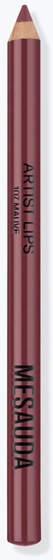 Mesauda Artist Lips Lip Pieštukas drėkinamasis lūpų pieštukas, atspalvis: 107 Mauve, 1,14 g