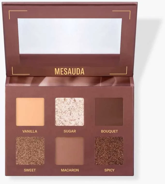 Mesauda Bare Harmony Eyeshadow Palette akių šešėlių paletė, atspalvis: 204 - Delicious Rose, 6 g