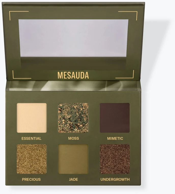 Mesauda Bare Harmony Eyeshadow Palette akių šešėlių paletė, atspalvis: 205 - Hidden Žalias, 6 g