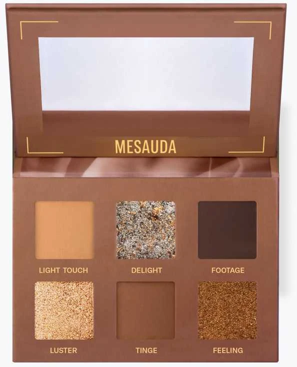 Mesauda Bare Harmony Eyeshadow Palette akių šešėlių paletė, atspalvis: 203 Cool Bronze, 6 g