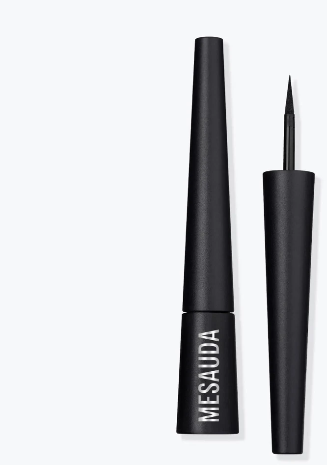 Mesauda Milano Dip Liner Matte Atsparus vandeniui Akių apvadas vandeniui atsparus akių kontūro apvadas, atspalvis: Juodas, 2,5 ml