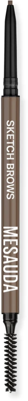 Mesauda Sketch Brows Automatic Eyebrow Pieštukas išsukamas vandeniui atsparus antakių pieštukas, atspalvis: 101 Skirtas šviesiems plaukams, 0.09 g
