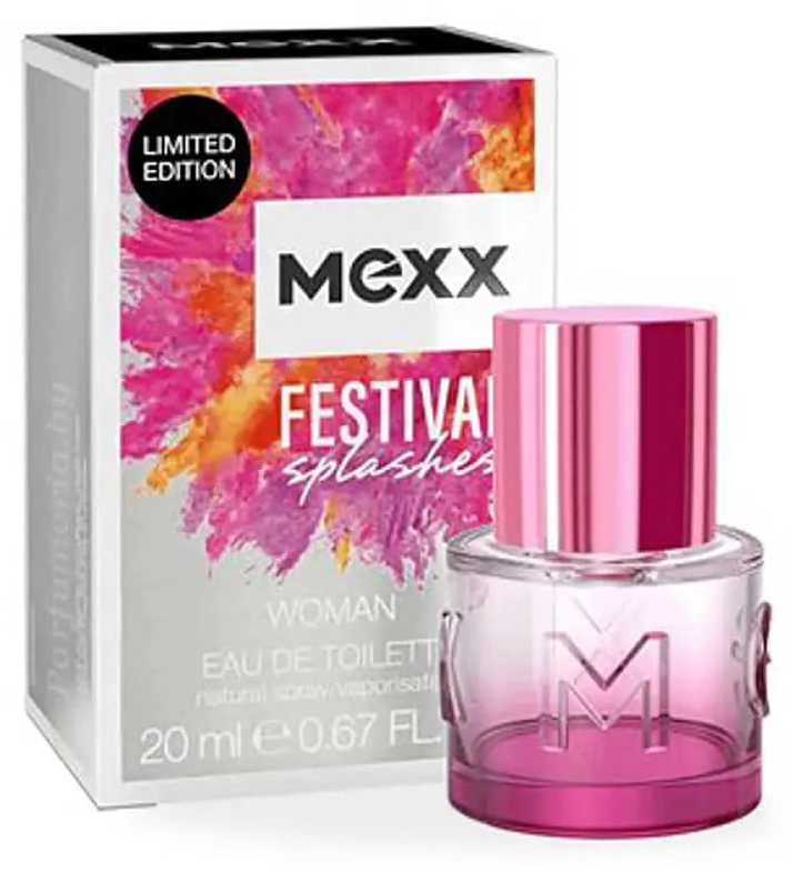 Mexx Festival Splashes EDT tualetinis vanduo moterims, 20 ml