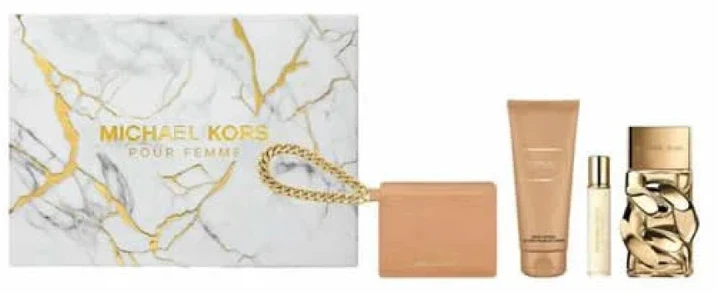 Michael Kors Pour Femme Eau De Parfum Purškiklis, 100 ml Set 4 Pieces