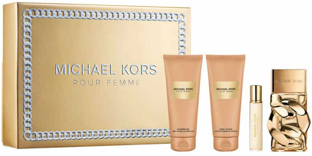 Michael Kors Pour Femme Eau De Parfum Purškiklis, 100 ml Set 4 Pieces