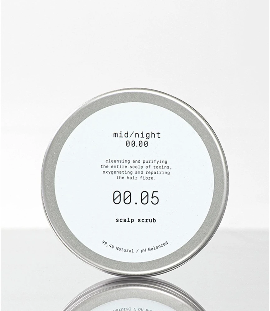 Mid/night 00.00 00.05 Scalp Scrub galvos odos šveitiklis, 130 ml