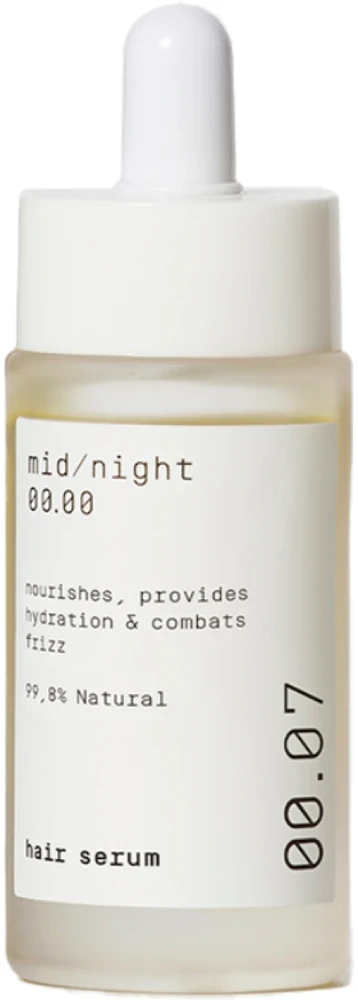 Mid/night 00.00 00.07 Hair Serum serumas plaukų galiukams, 30 ml