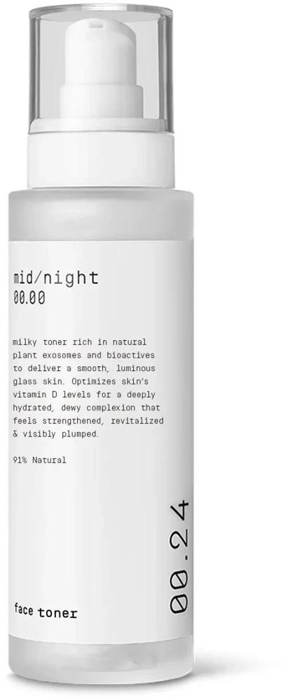 Midnight 00.00 00.24 Face Toneris veido tonikas, 100 ml