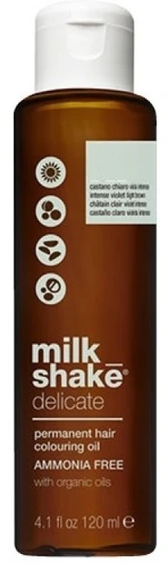 Milk Shake Delicate Ammonia-Free Permanent Hair Colouring Oil 8.33 Deep Golden Light Skirtas šviesiems plaukams, 120 ml