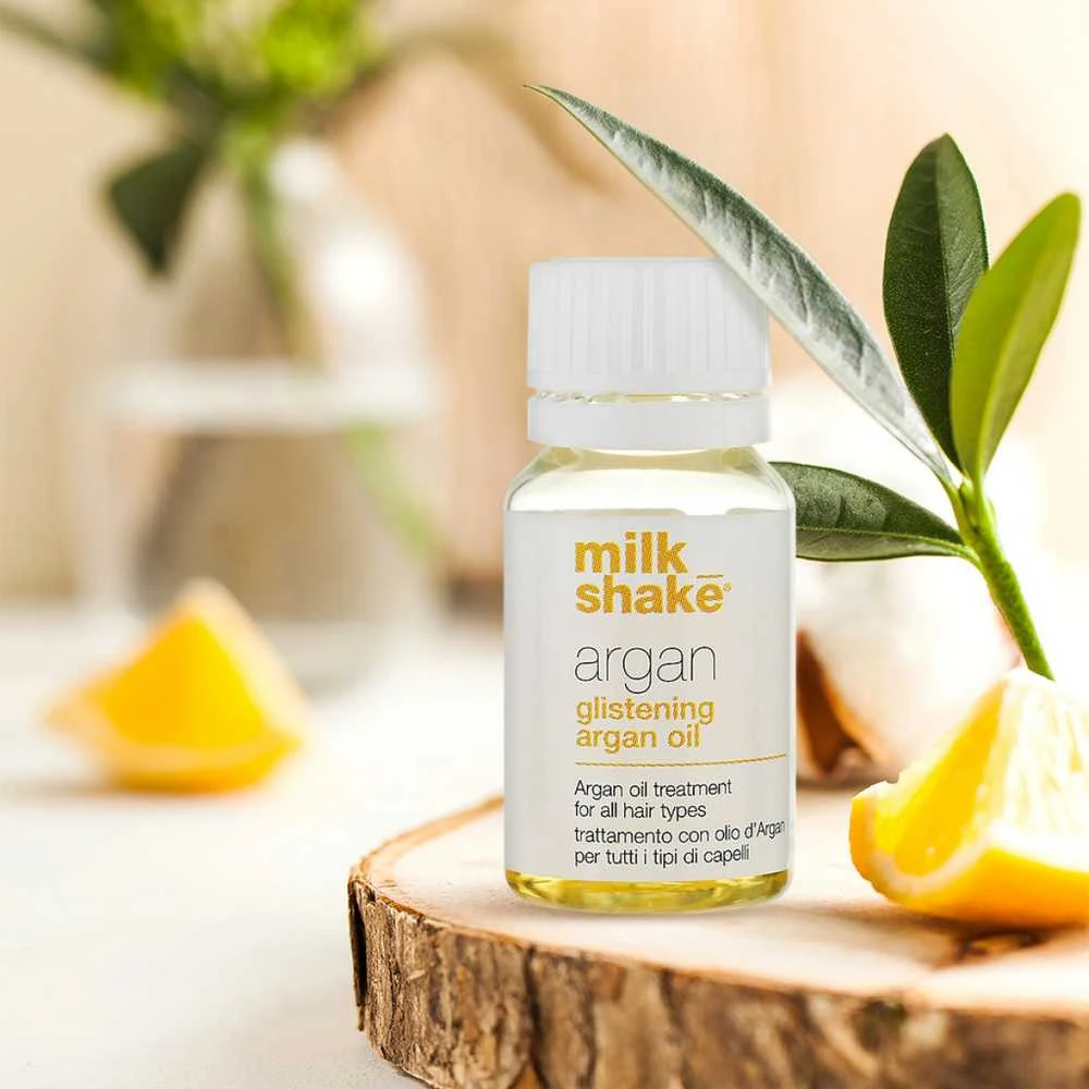 Aliejus visų tipų plaukams Milk Shake Argan Glistening Argan Oil 10ml