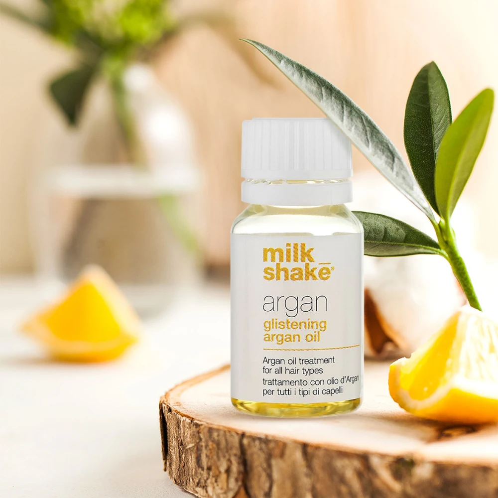 Aliejus visų tipų plaukams Milk Shake Argan Glistening Argan Oil 10ml
